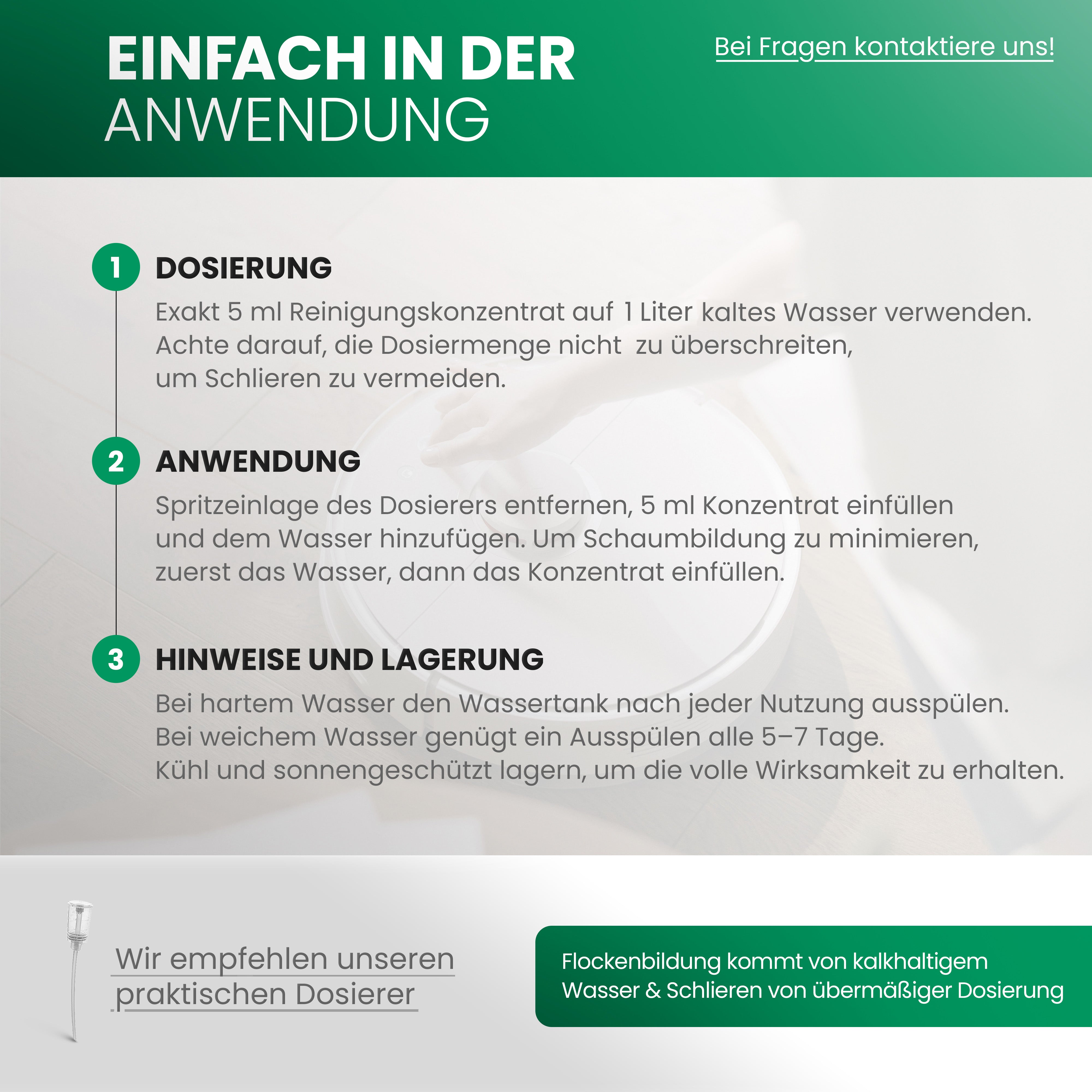 BiOHY limpiador de suelos para robots mopa, limpiador orgánico, cuidado de suelos mopa, limpiador de suelos sin espuma