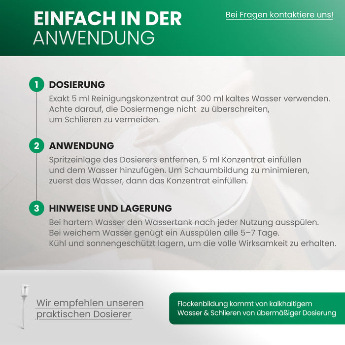 BiOHY Bodenreiniger für Wischroboter Station mit Frischeduft, Reiniger für Reinigungsstationen, Für hartes Wasser geeignet, Nicht schäumender Bodenreiniger, Bio-Konzentrat