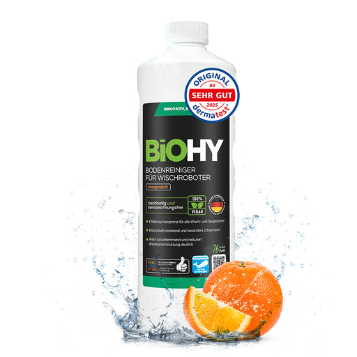 BiOHY Bodenreiniger für Wischroboter mit Orangenduft