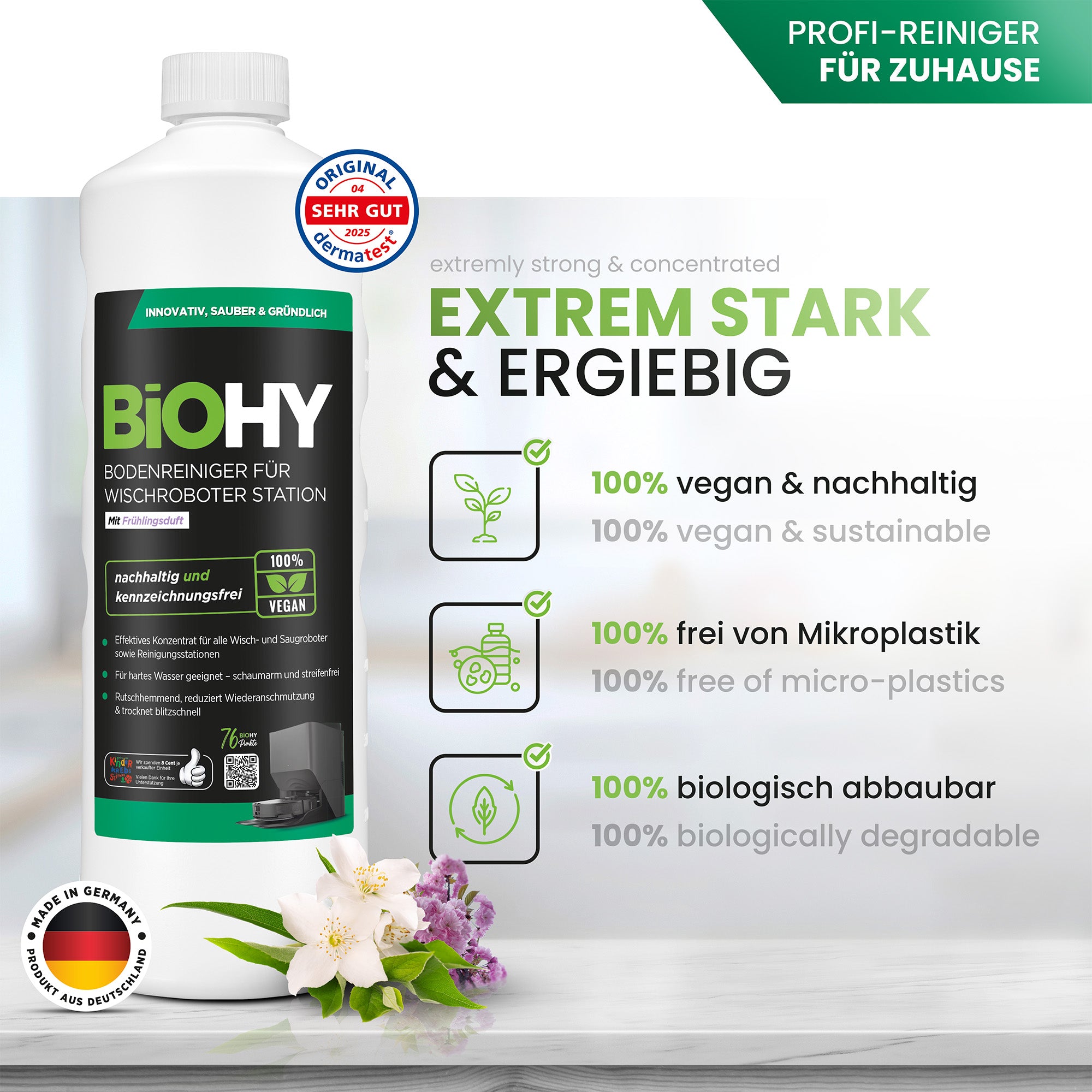 BiOHY all-purpose cleaner, all-purpose cleaner, universal cleaner, organic concentrate