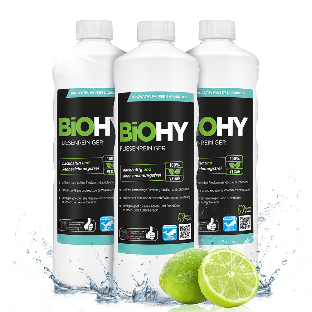 BiOHY limpiador de baldosas, limpiador de suelos de baldosas, aceite para baldosas, limpiador de baldosas