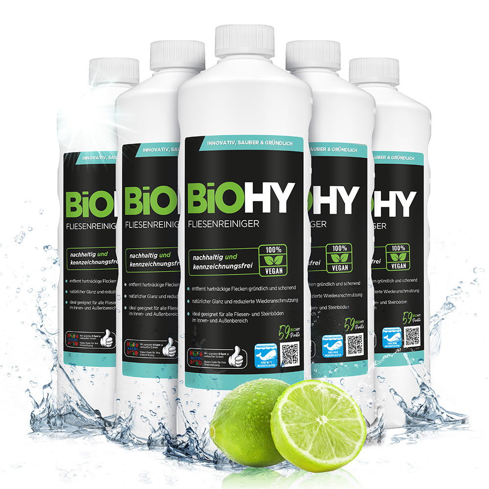 BiOHY limpiador de baldosas, limpiador de suelos de baldosas, aceite para baldosas, limpiador de baldosas