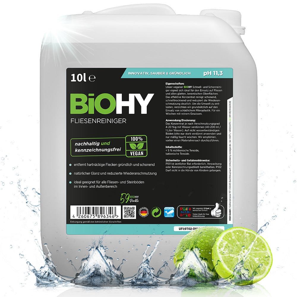 BiOHY limpiador de baldosas, limpiador de suelos de baldosas, aceite para baldosas, limpiador de baldosas