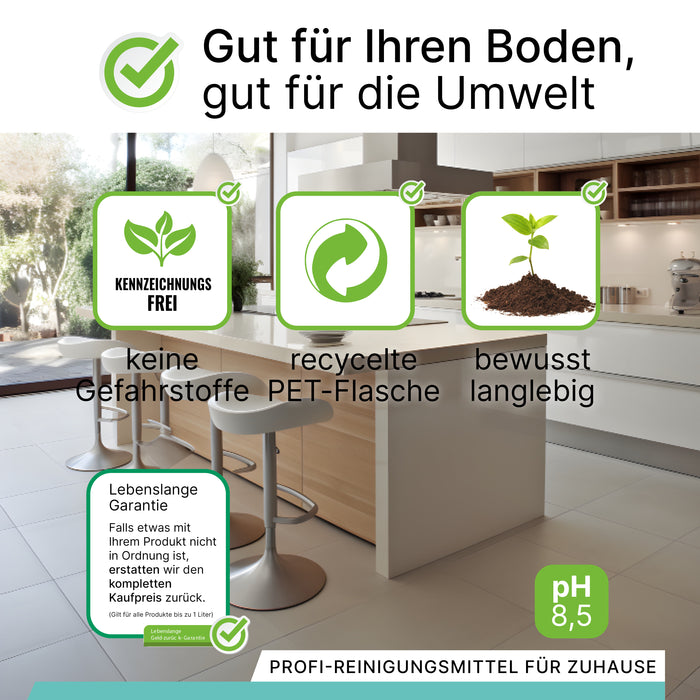 BiOHY Fliesenreiniger, Fliesenbodenreiniger, Fliesenöl, Fliesen Reiniger