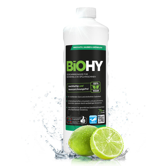 BiOHY Geschirrreiniger, Geschirrspülerreiniger,Spülmaschinenreiniger, Bio-Konzentrat