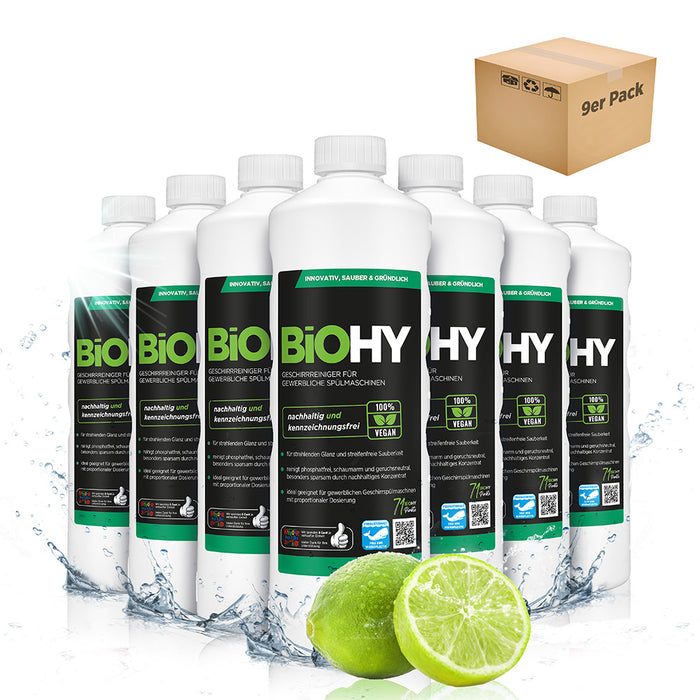 BiOHY Geschirrreiniger, Geschirrspülerreiniger,Spülmaschinenreiniger, Bio-Konzentrat