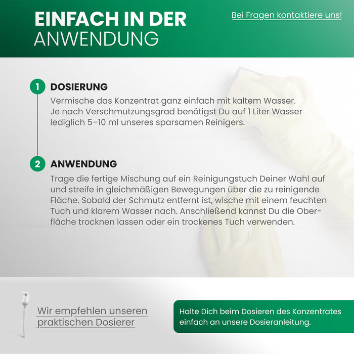 BiOHY limpiador de vitrocerámicas, limpiador de vitrocerámicas, concentrado, B2B