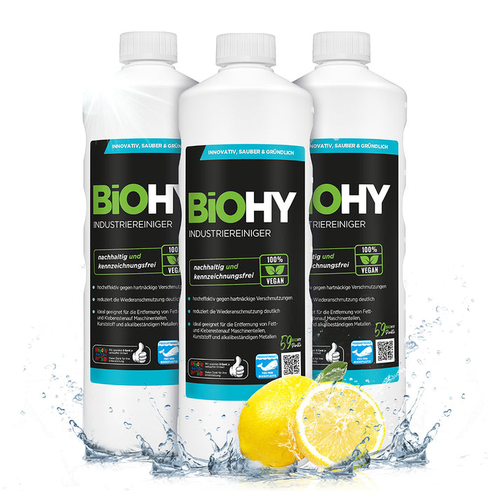 BiOHY limpiador industrial, limpiador de talleres, limpiador universal, bioconcentrado