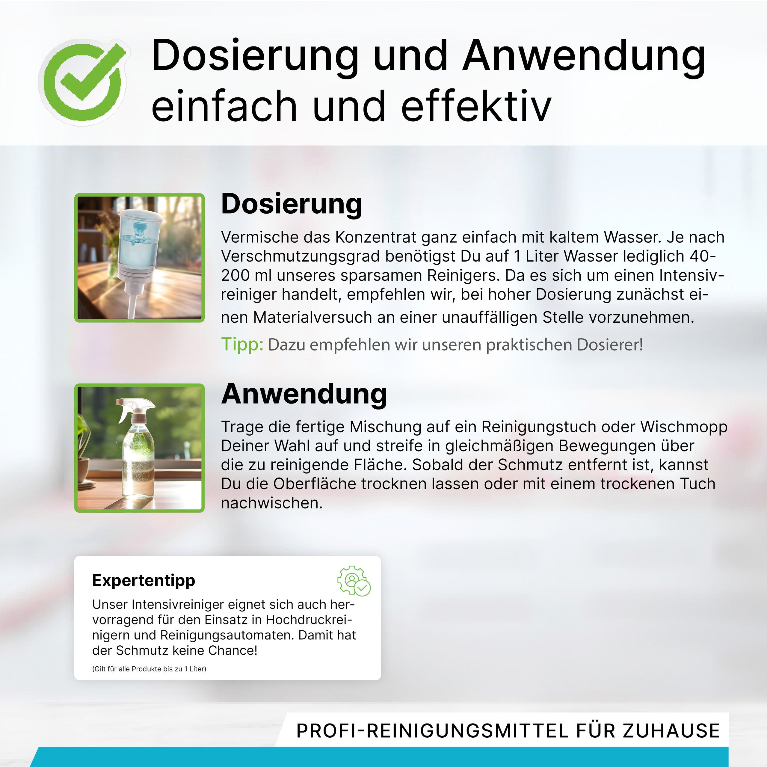 BiOHY Intensivreiniger, Industriereiniger, Universalreiniger, Putzmittel Konzentrat