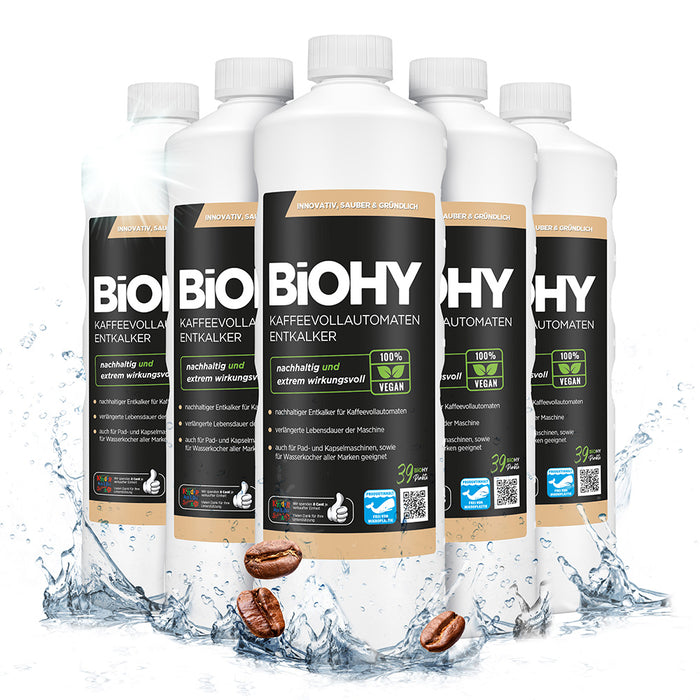 BiOHY descalcificador automático para cafeteras, descalcificador, descalcificador, descalcificador para máquinas de café