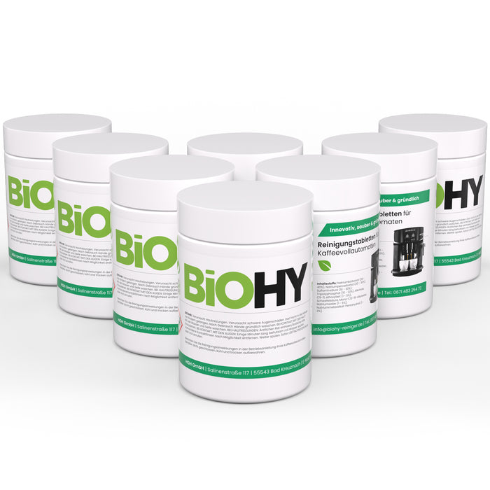 BiOHY pastillas limpiadoras para cafeteras automáticas, pastillas descalcificadoras, pastillas descalcificadoras para cafeteras automáticas, pastillas limpiadoras para cafeteras