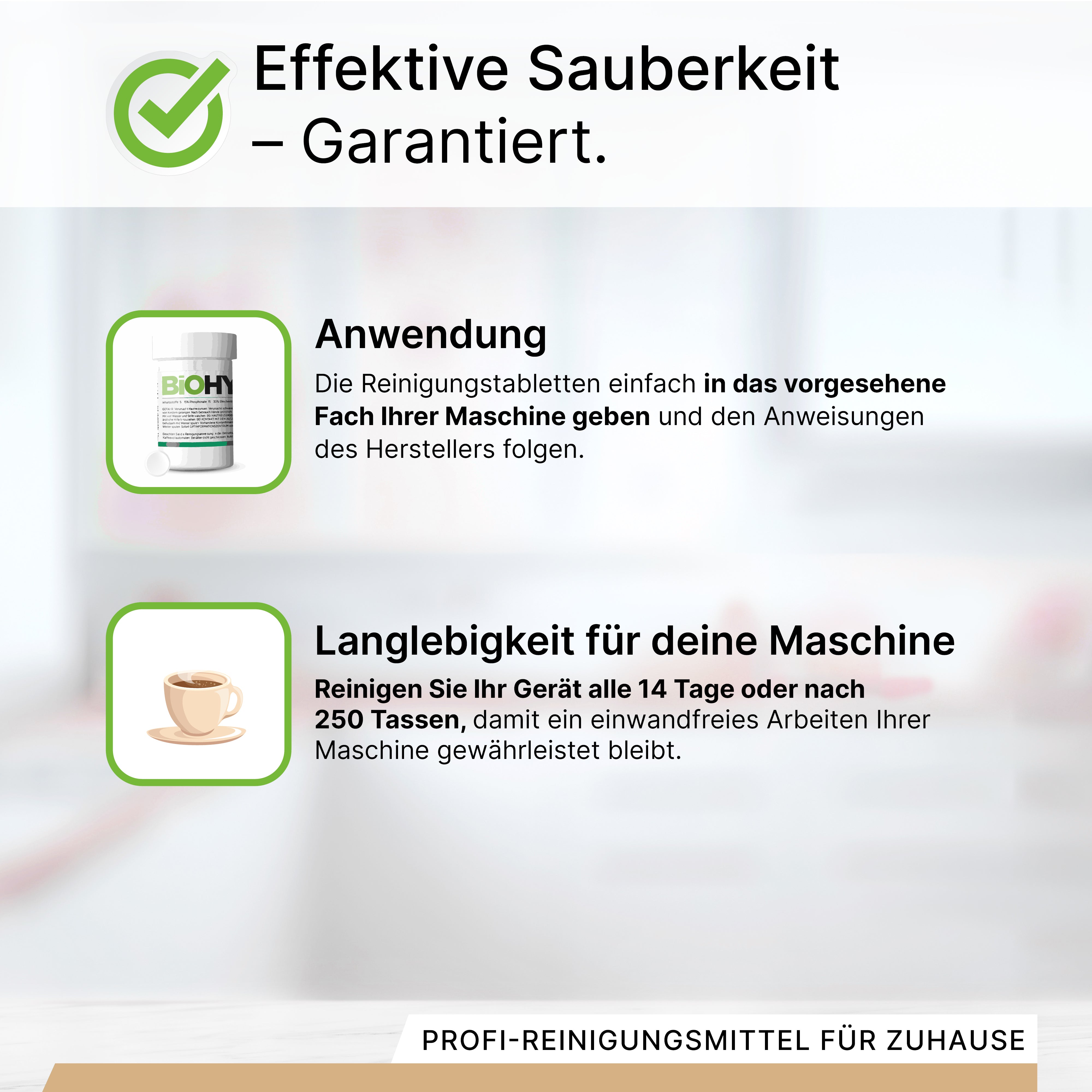 BiOHY pastillas limpiadoras para cafeteras automáticas, pastillas descalcificadoras, pastillas descalcificadoras para cafeteras automáticas, pastillas limpiadoras para cafeteras