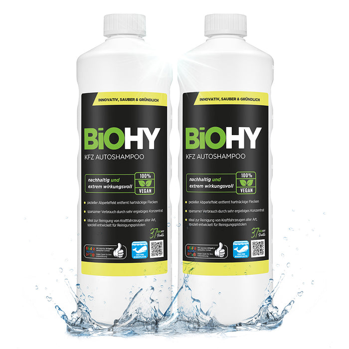 BiOHY champú coche, detergente lavado coche, champú coche, limpiador espuma
