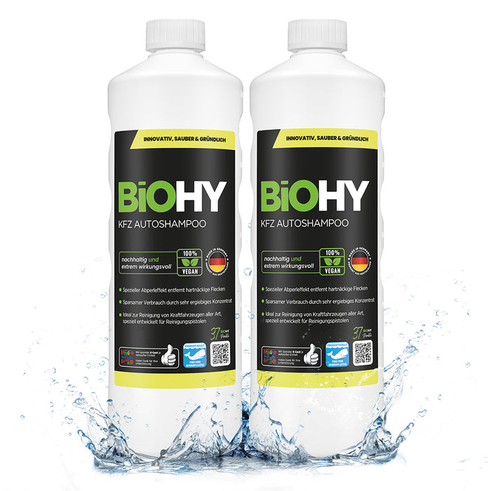 BiOHY champú coche, detergente lavado coche, champú coche, limpiador espuma