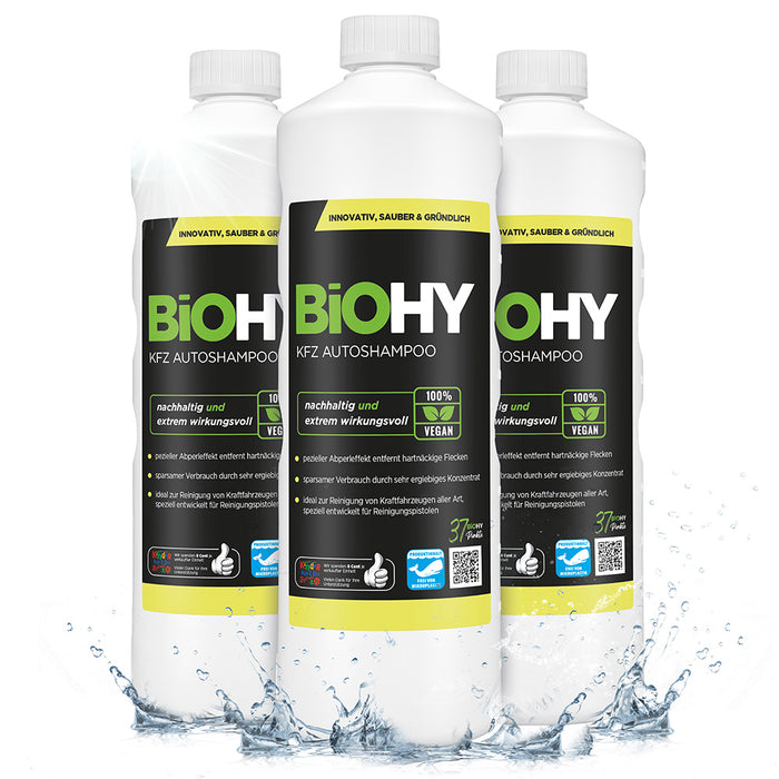 BiOHY champú coche, detergente lavado coche, champú coche, limpiador espuma