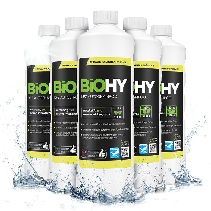 BiOHY champú coche, detergente lavado coche, champú coche, limpiador espuma