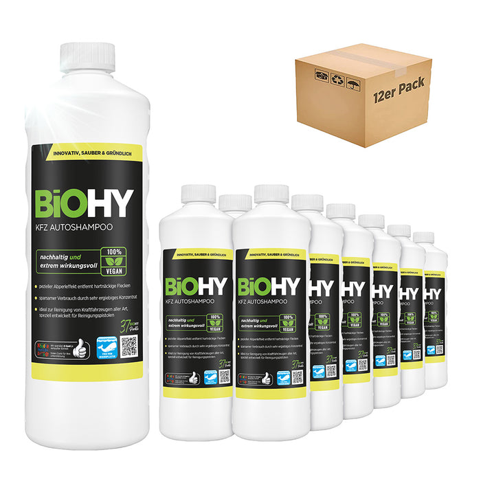 BiOHY champú coche, detergente lavado coche, champú coche, limpiador espuma