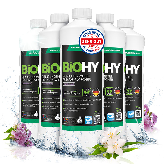 BiOHY Reiniger für Saugwischer mit Frühlingsduft