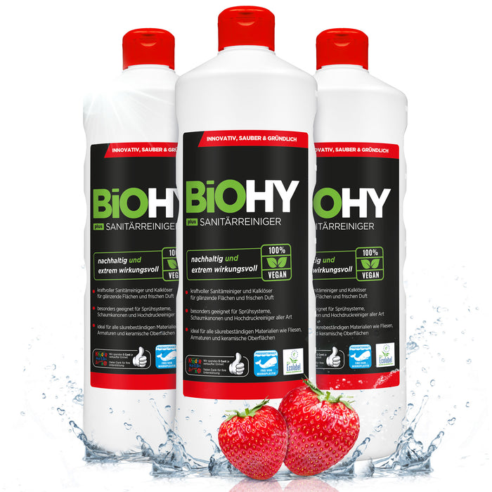 BiOHY sanitary cleaner, bathroom cleaner, limescale remover, bathroom cleaner