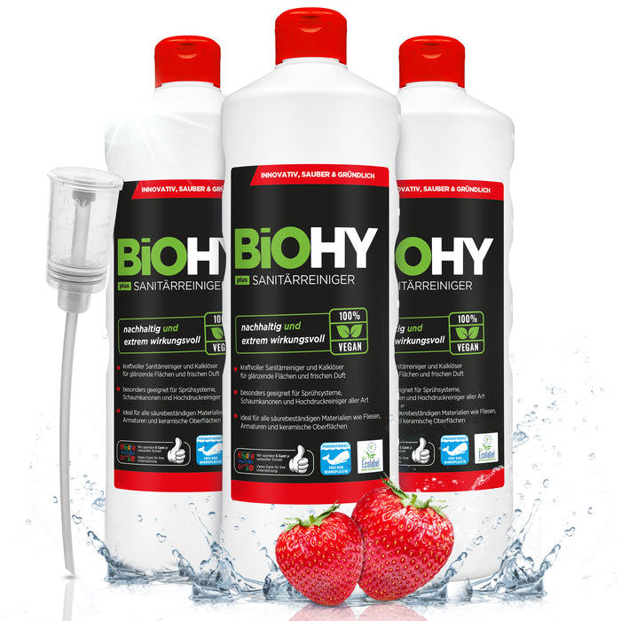 BiOHY sanitary cleaner, bathroom cleaner, limescale remover, bathroom cleaner