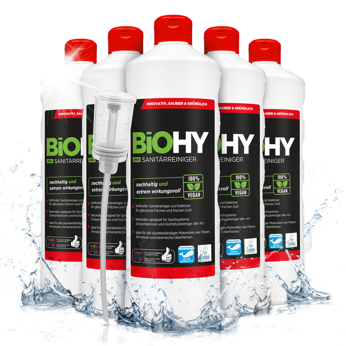 BiOHY sanitary cleaner, bathroom cleaner, limescale remover, bathroom cleaner