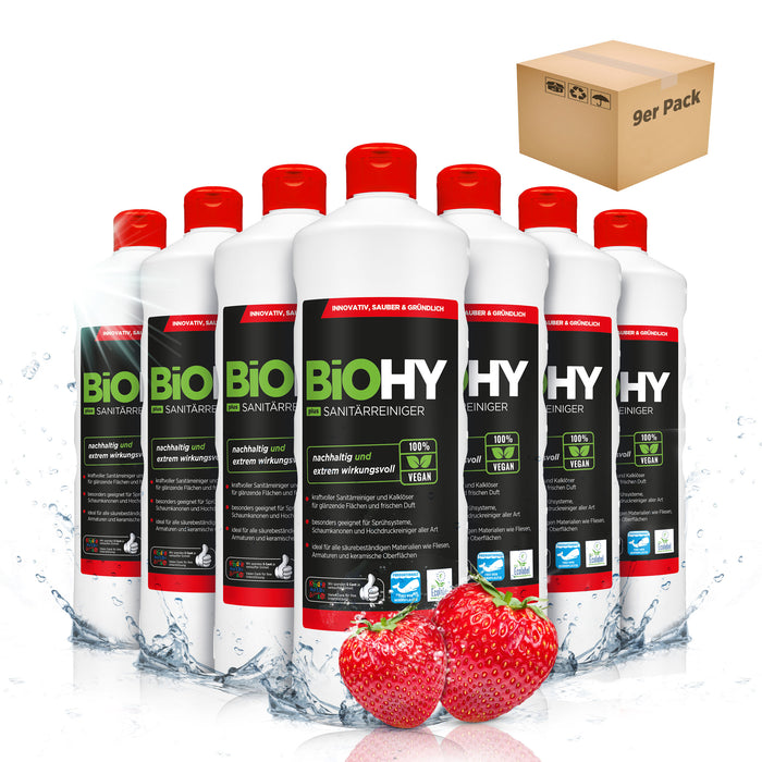 BiOHY sanitary cleaner, bathroom cleaner, limescale remover, bathroom cleaner