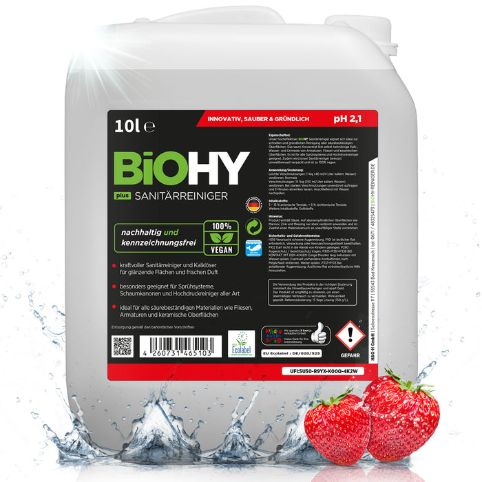 BiOHY sanitary cleaner, bathroom cleaner, limescale remover, bathroom cleaner