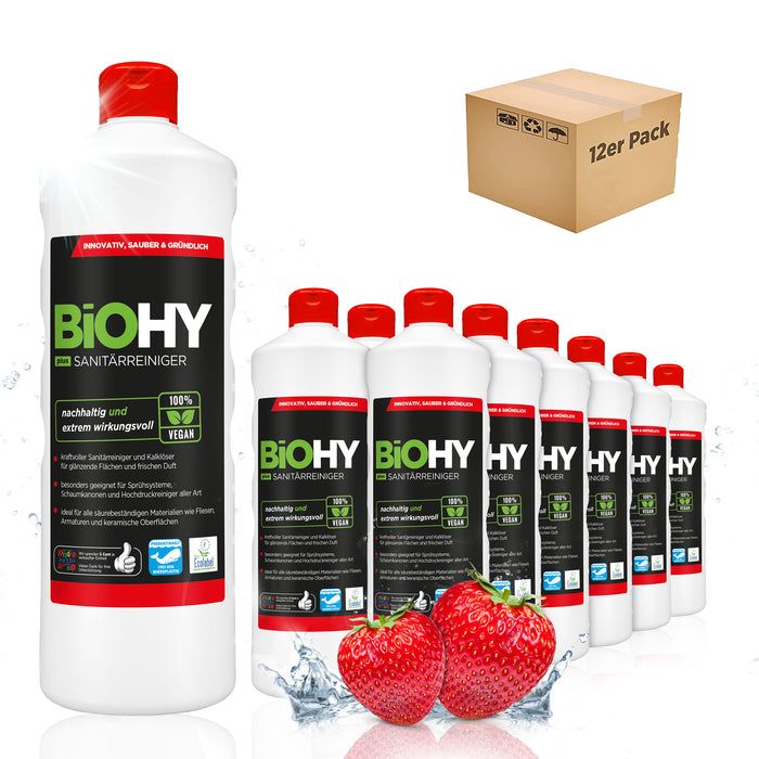 BiOHY sanitary cleaner, bathroom cleaner, limescale remover, bathroom cleaner