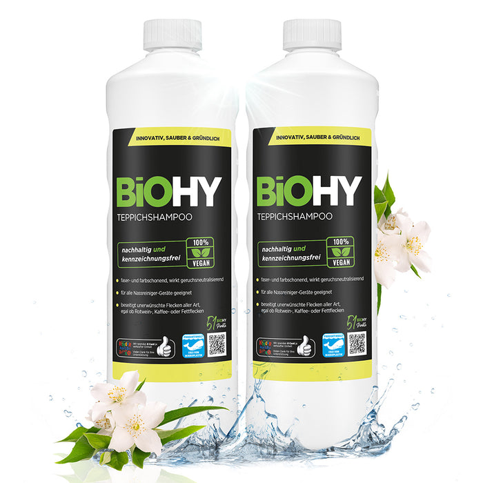 BiOHY champú para moquetas, limpiador de moquetas, limpiador de moquetas, espuma para moquetas