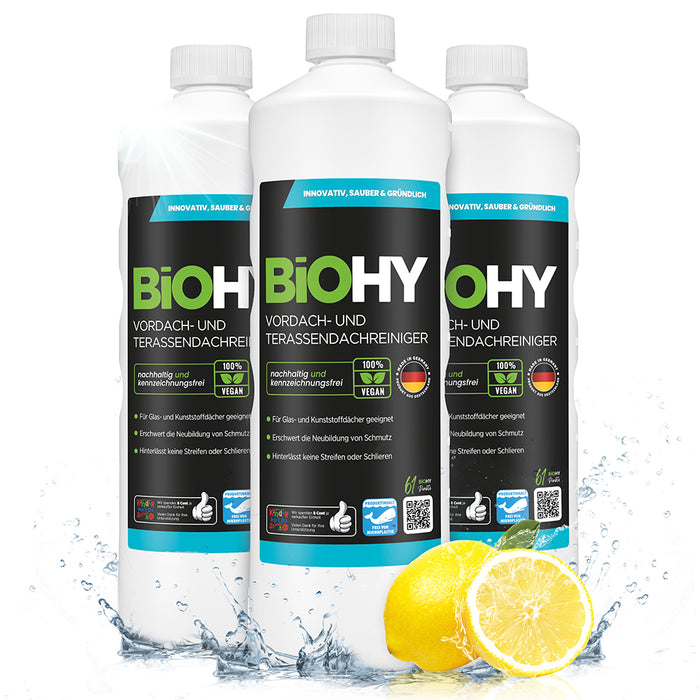 BiOHY canopy and patio roof cleaner, patio cleaner, canopy cleaner, algae remover