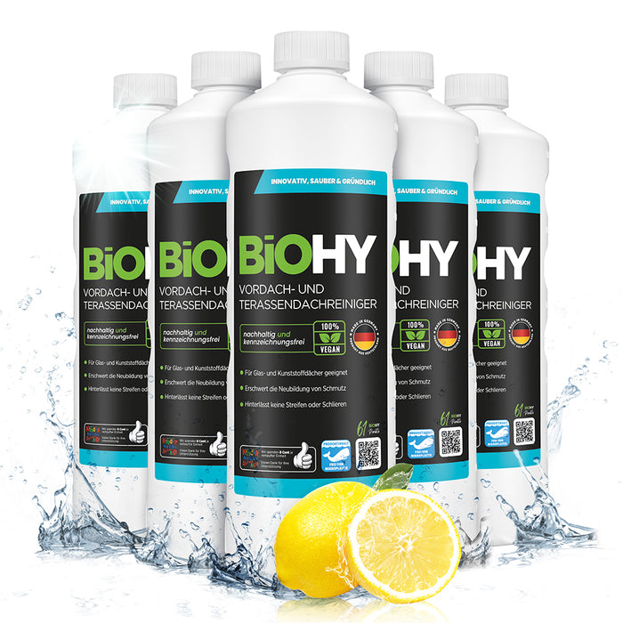 BiOHY canopy and patio roof cleaner, patio cleaner, canopy cleaner, algae remover