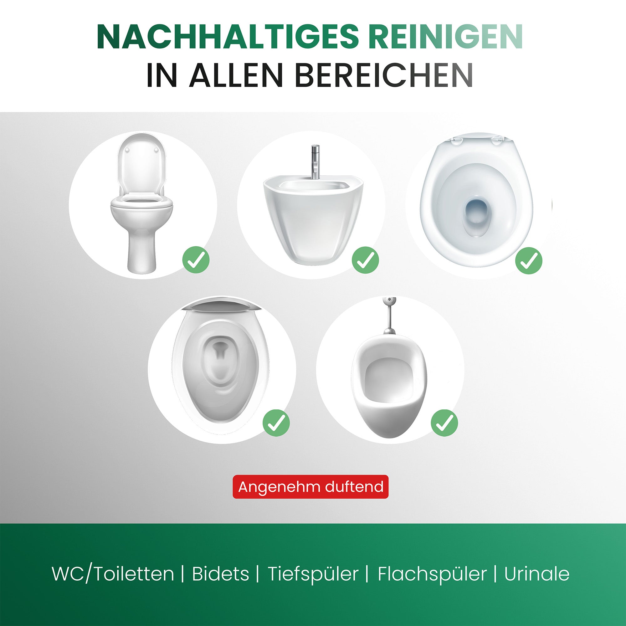 BiOHY WC-Reiniger, Toilettenreiniger, Kloreiniger, WC Erfrischer