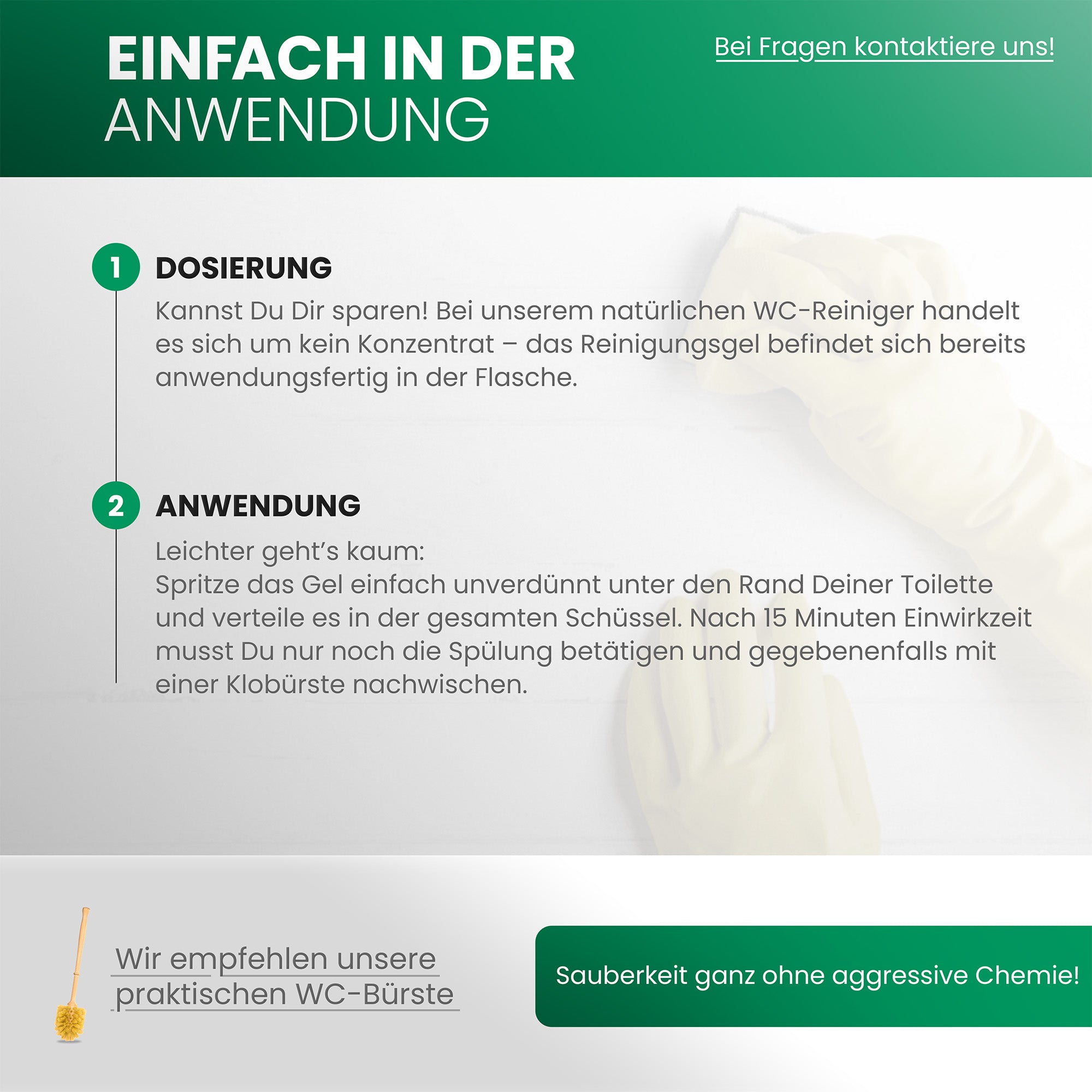 BiOHY WC-Reiniger, Toilettenreiniger, Kloreiniger, WC Erfrischer