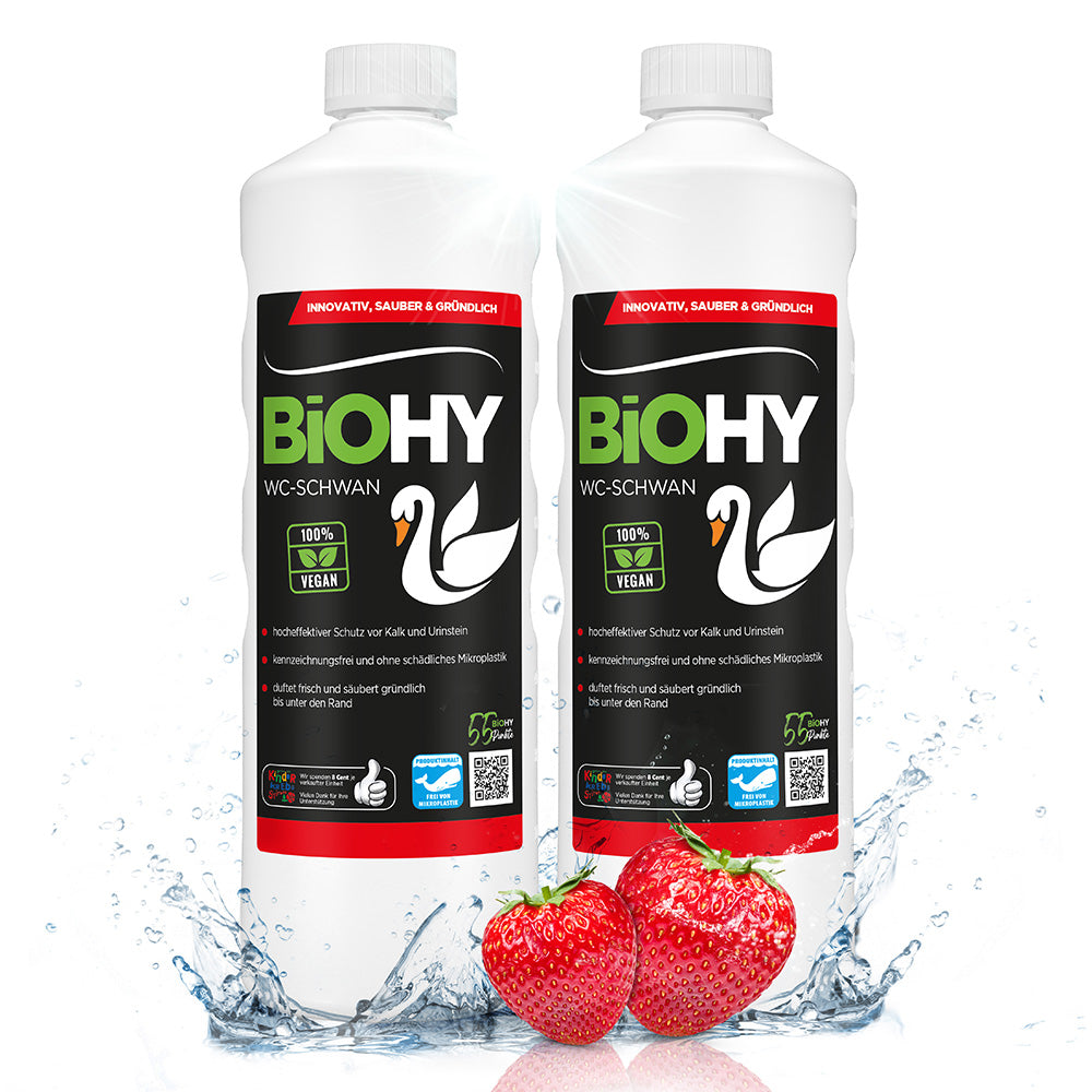 BiOHY WC-Schwan, Toilettenreiniger, WC-Ente, Kloreiniger