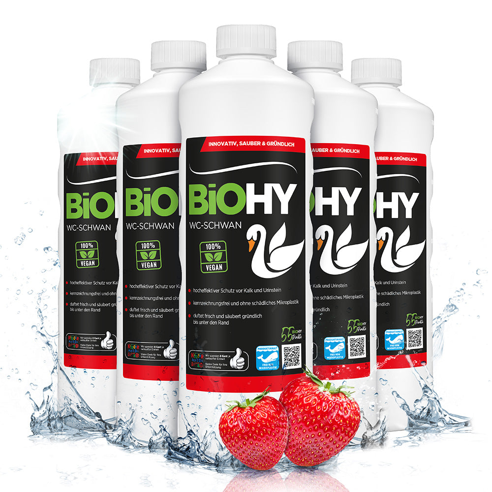 BiOHY WC-Schwan, Toilettenreiniger, WC-Ente, Kloreiniger