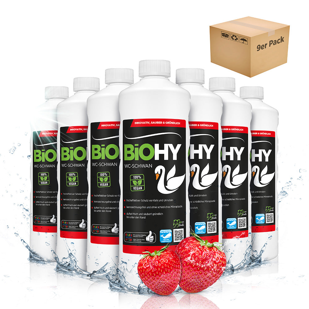 BiOHY WC-Schwan, Toilettenreiniger, WC-Ente, Kloreiniger