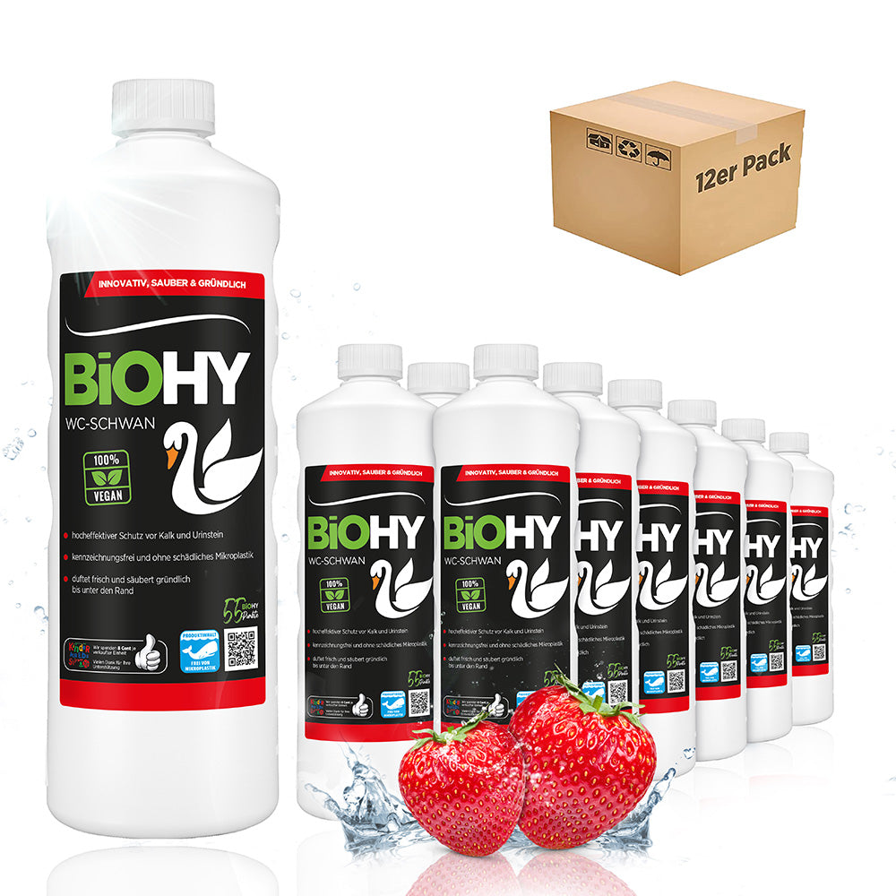 BiOHY WC-Schwan, Toilettenreiniger, WC-Ente, Kloreiniger