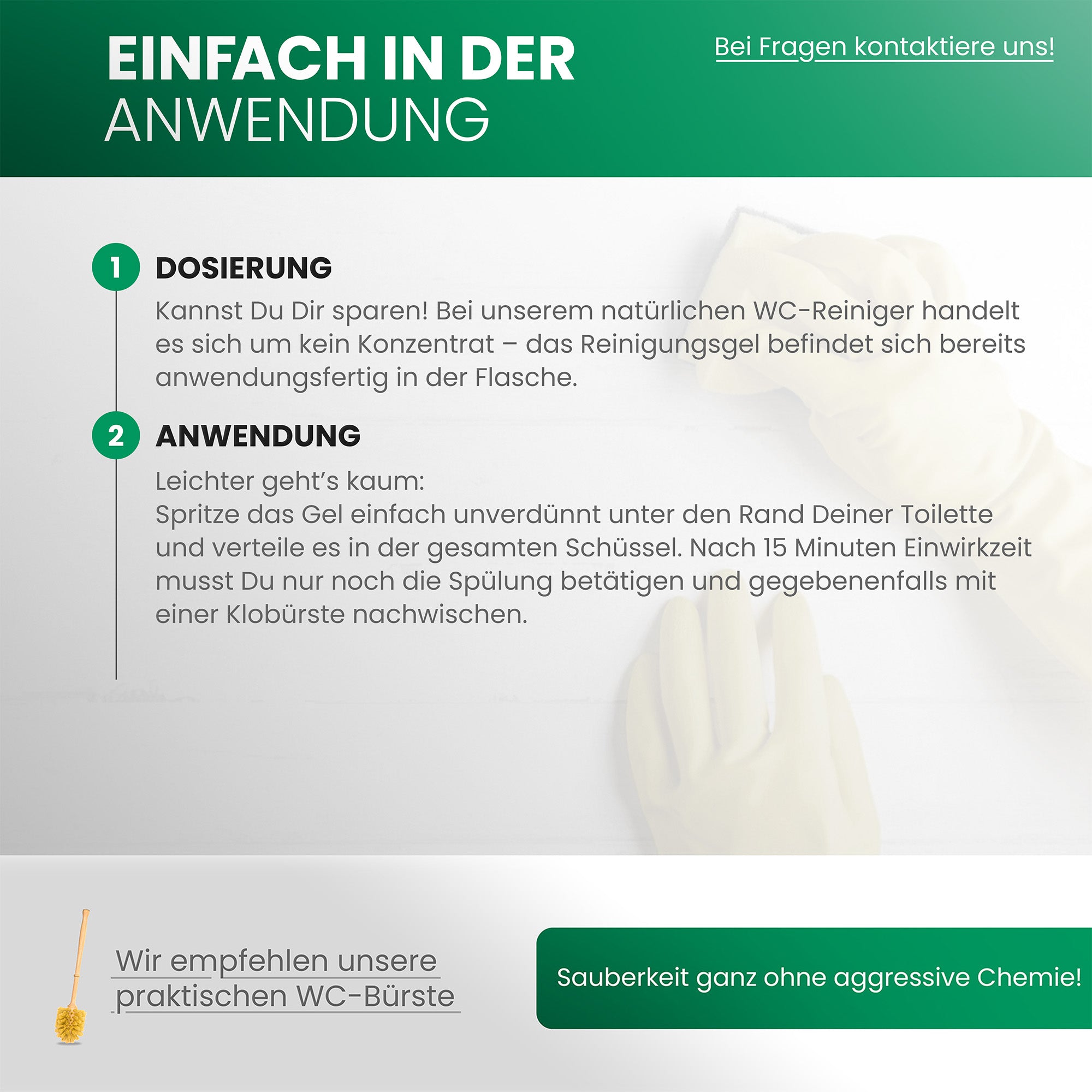 BiOHY WC-Schwan, Toilettenreiniger, WC-Ente, Kloreiniger