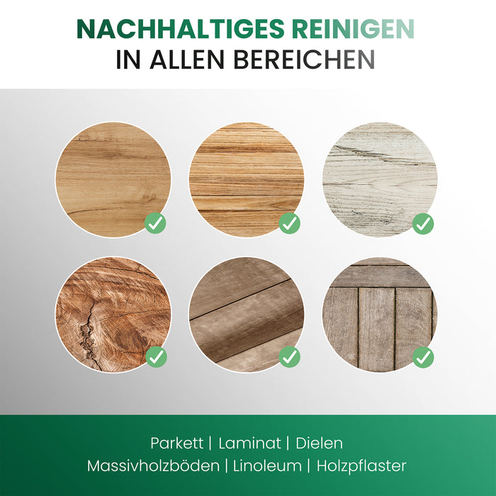 BiOHY Mopa robot limpiador para suelos de madera, limpiador de suelos, concentrado orgánico, B2B