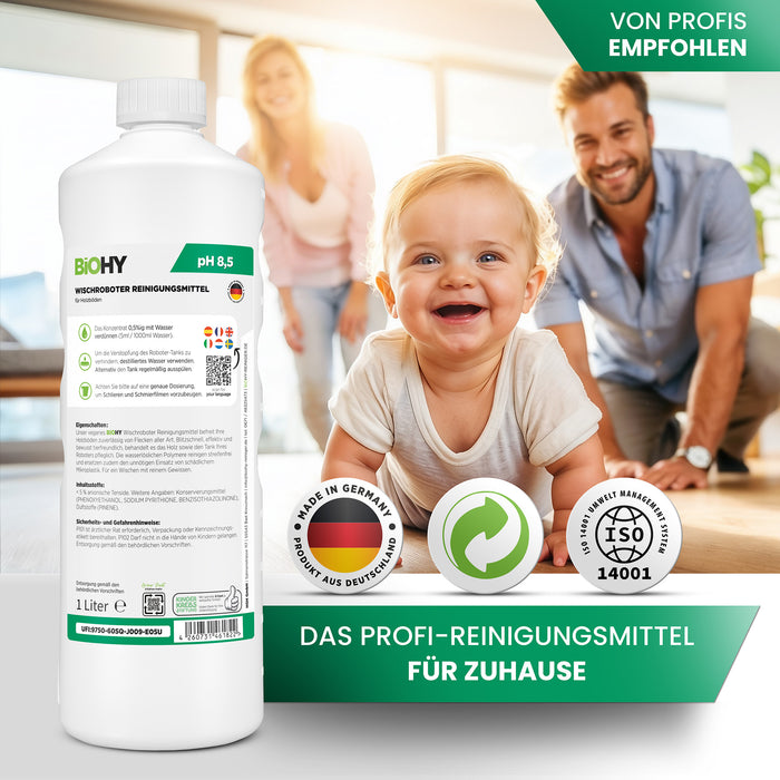 BiOHY Wischroboter Reinigungsmittel für Holzböden