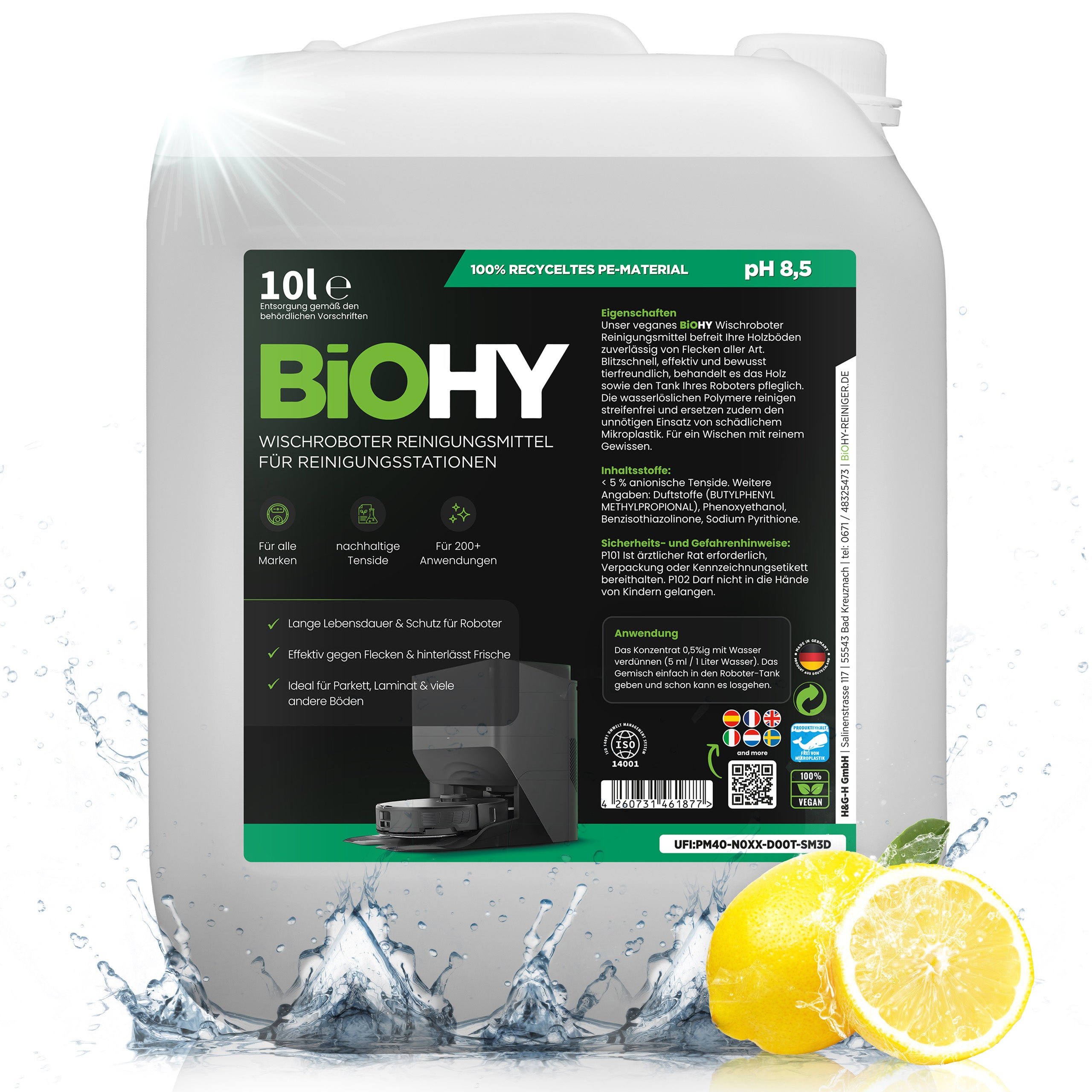 BiOHY limpiador multiusos, limpiador universal, concentrado orgánico