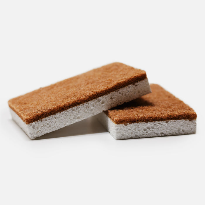 BiOHY esponjas de coco, esponja lavavajillas, esponja de cocina, esponja de limpieza