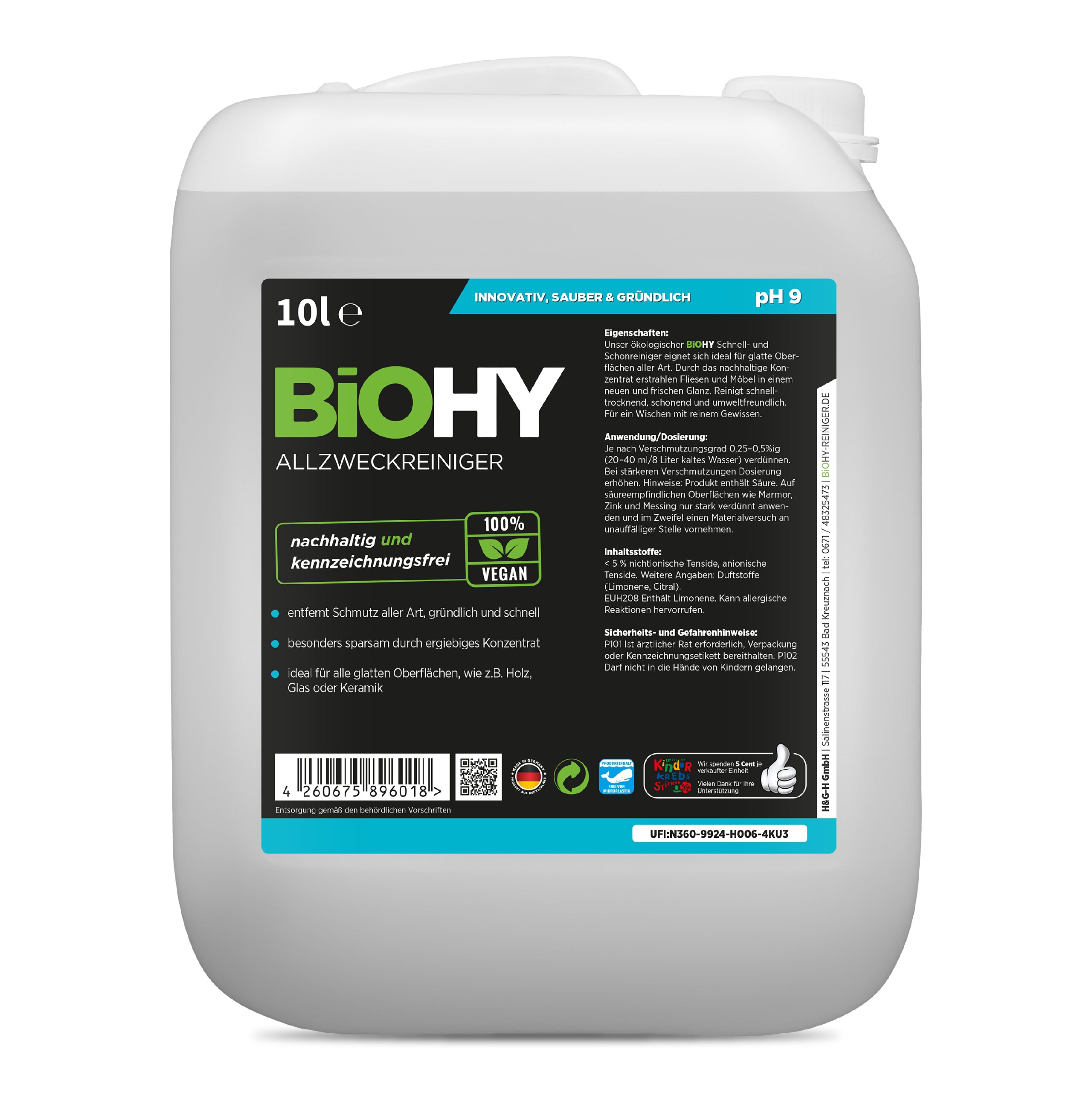 BiOHY all-purpose cleaner, all-purpose cleaner, universal cleaner, organic concentrate