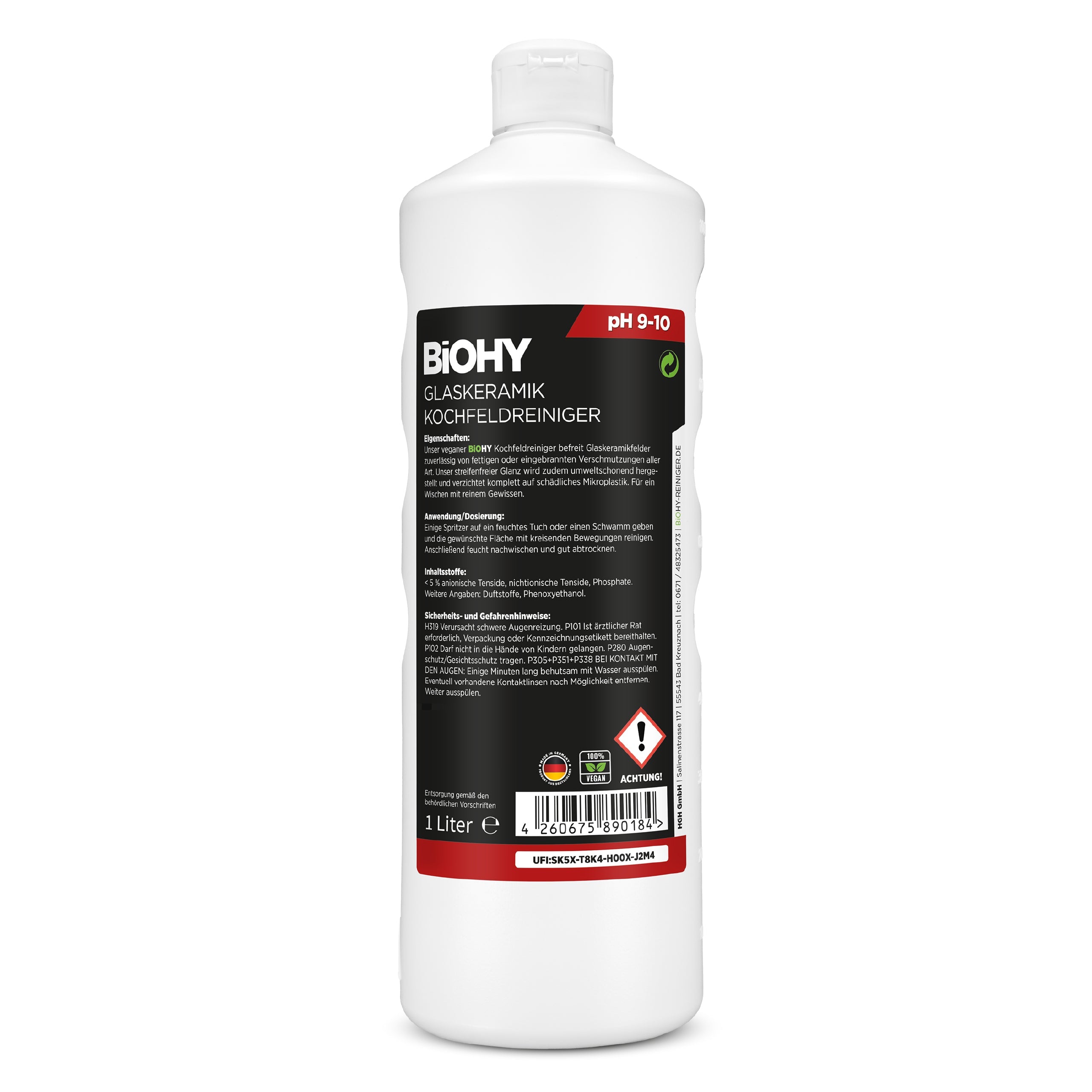 BiOHY glass ceramic hob cleaner, ceramic hob cleaner, glass ceramic cleaner, stove cleaner